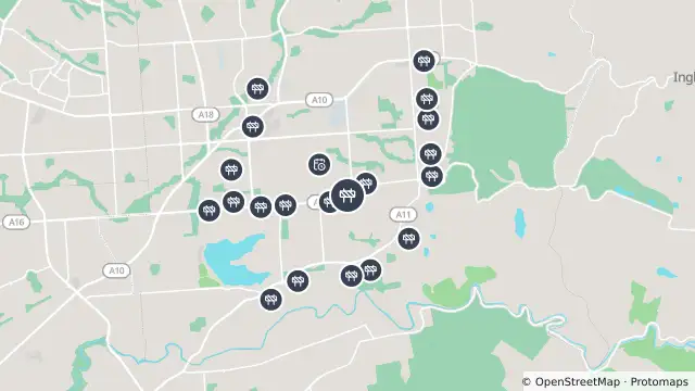 Map of Sewer Connection — Grand Junction Road, Hope Valley and nearby items
