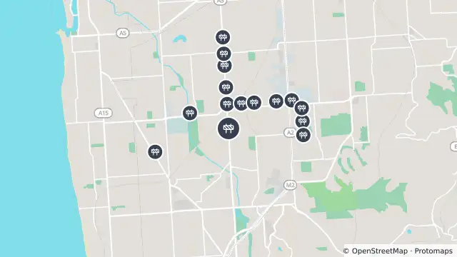 Map of Sign Installation — Marion Road, Marion and nearby items