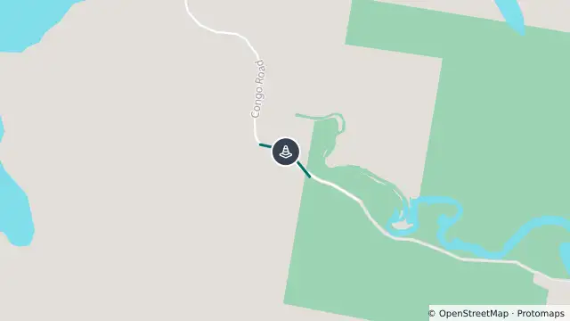 Map of Changed Traffic Conditions Unplanned — Congo Road, Congo and nearby items
