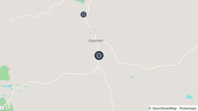 Map of Goomeri - Burnett Highway At Nangur Creek Bridge No. 3 - 4601 and nearby items