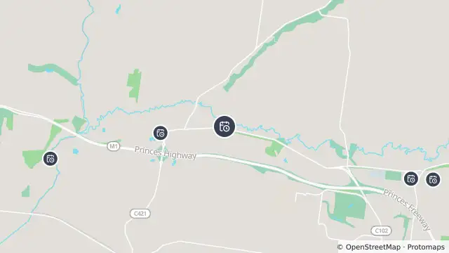 Map of Planned Power Outage — Longwarry North and nearby items