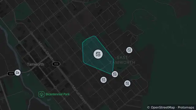Map of Planned Power Outage — Incd-137985-R and nearby items
