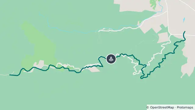 Map of Hazard — Mt Spec Road — Crystal Creek and nearby items