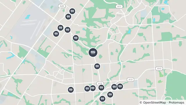 Map of Tree Pruning — Mcintyre Road, Modbury Heights and nearby items