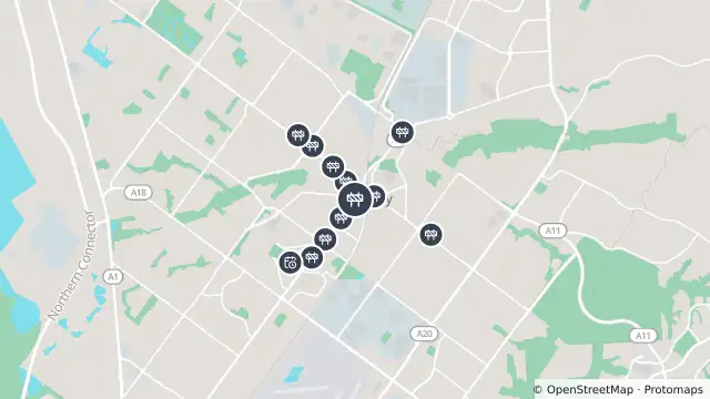Map of Mowing — Salisbury Highway, Salisbury and nearby items