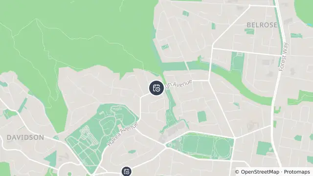 Map of Planned Power Outage — Belrose and nearby items