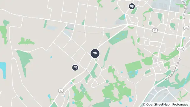 Map of Scheduled Roadwork — Camden Valley Way, Leppington and nearby items
