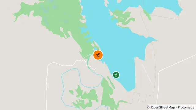 Map of Algal Status Amber — Keepit Dam Station 1 (Dam Wall) and nearby items