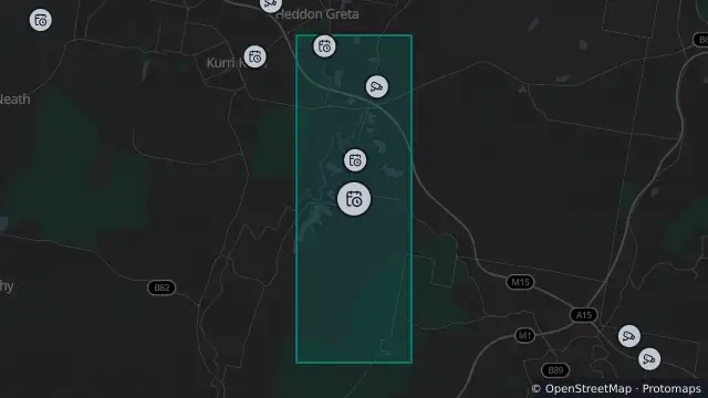 Map of Planned Power Outage — Buchanan, Kurri Kurri, Mulbring, Richmond Vale and nearby items