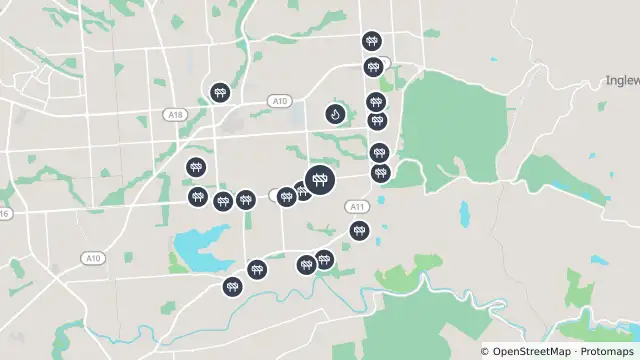 Map of Miscellaneous Works — Grand Junction Road, Hope Valley and nearby items