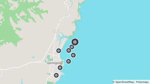 Map of Smart Drumline Location — Werri and nearby items