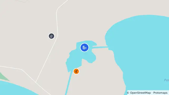 Map of Lake Copi Hollow and nearby items