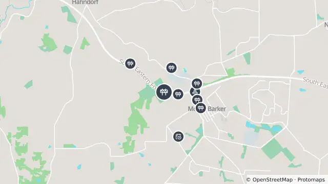 Map of Mowing — South Eastern Freeway, Mount Barker and nearby items