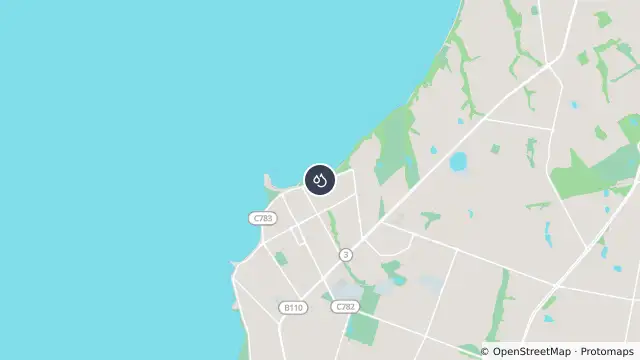 Map of Mornington Life Saving Club and nearby items