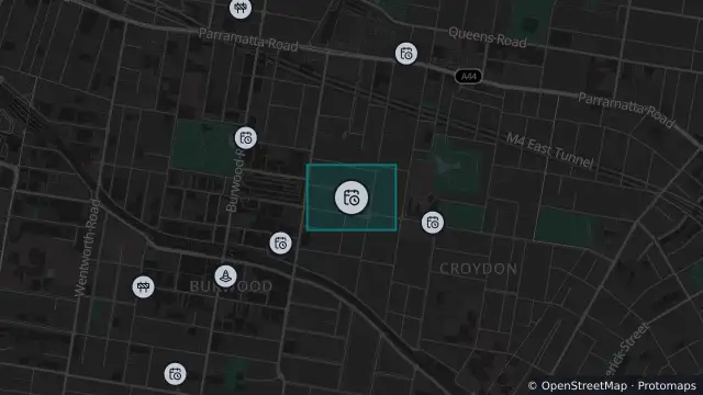 Map of Planned Power Outage — Burwood and nearby items