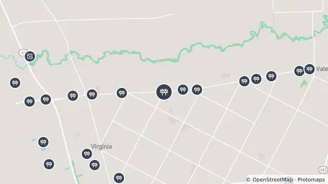 Map of Water Mains — Angle Vale Road, Virginia and nearby items