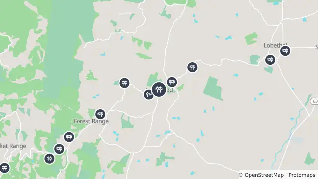 Map of Vms Trailer — Lobethal Road, Lenswood and nearby items