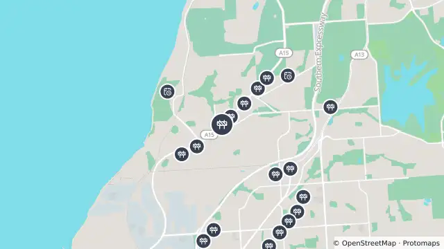 Map of Mowing — Lonsdale Road, Hallett Cove and nearby items