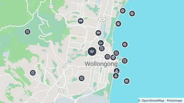 Map of Air Quality — Wollongong and nearby items