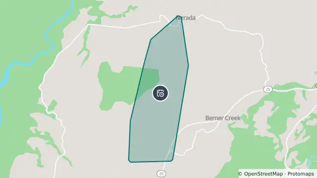 Map of Planned Power Outage — East Palmerston, Nerada and nearby items