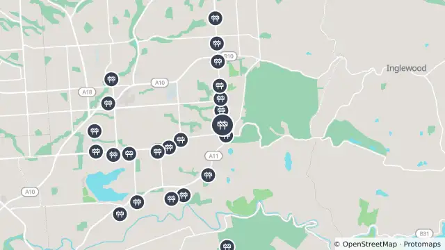 Map of Water Connection — Hancock Road, Hope Valley and nearby items