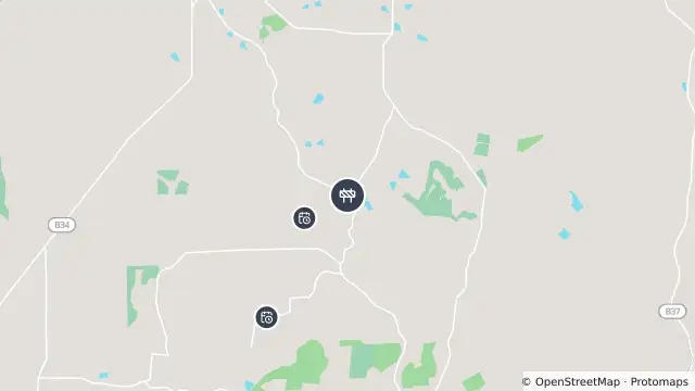Map of Powerline Work — Strathalbyn Road, Flaxley and nearby items