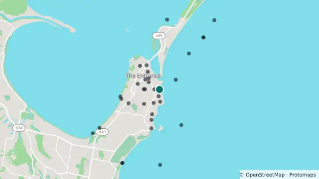 Map of Drone Surveillance Location — The Entrance and nearby items