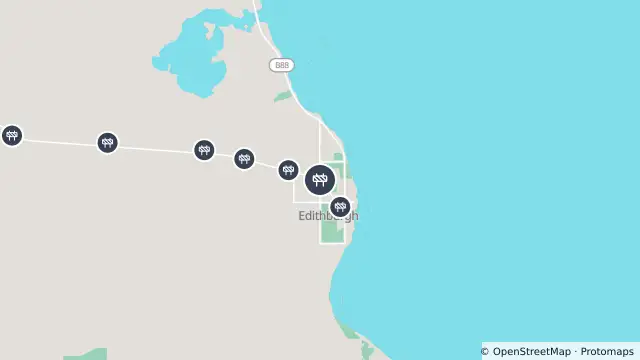 Map of Spray Sealing/ Asphalt Works — Yorketown Road, Edithburgh and nearby items