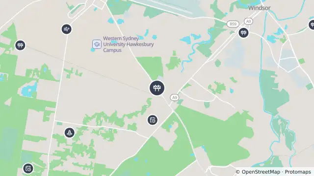Map of Scheduled Roadwork New Richmond Bridge Upgrade (The Driftway) Stage 1 — Blacktown Road, South Windsor and nearby items