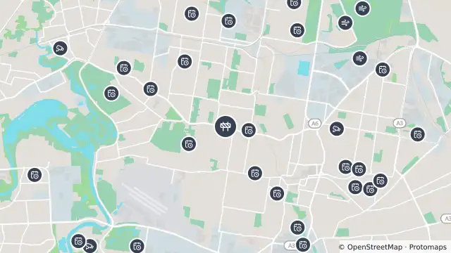 Map of Scheduled Roadwork — Hume Highway, Bass Hill and nearby items