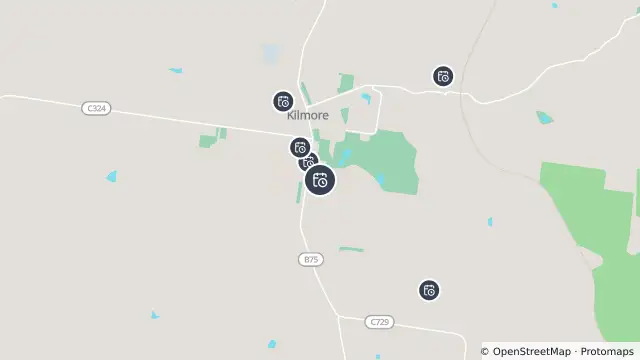 Map of Planned Power Outage — Kilmore and nearby items