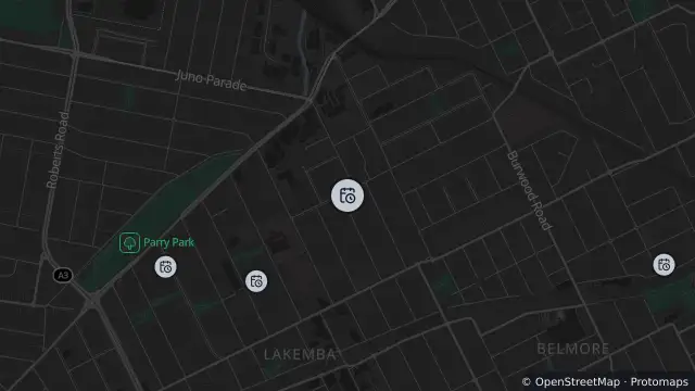 Map of Planned Power Outage — Lakemba and nearby items