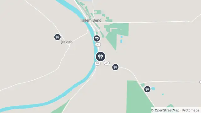 Map of Telecommunications Network Extensions — Princes Highway, Tailem Bend and nearby items