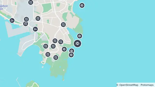 Map of Drone Surveillance Location — Malabar Beach and nearby items