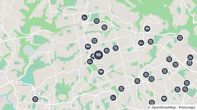Map of Scheduled Roadwork Intersection Upgrade — Carlingford Road, Epping and nearby items