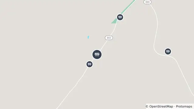Map of Miscellaneous Works — Flinders Ranges Way, Kanyaka and nearby items