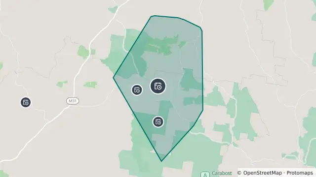 Map of Planned Power Outage — Incd-44000-W and nearby items