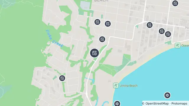 Map of Planned Power Outage — Umina Beach and nearby items