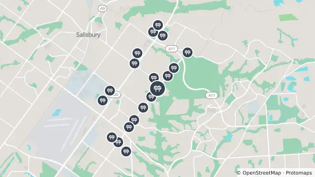 Map of Mowing — Bridge Road, Salisbury East and nearby items