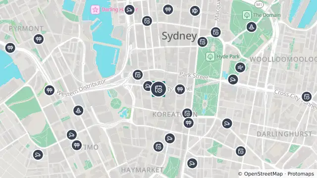 Map of Planned Power Outage — Sydney and nearby items