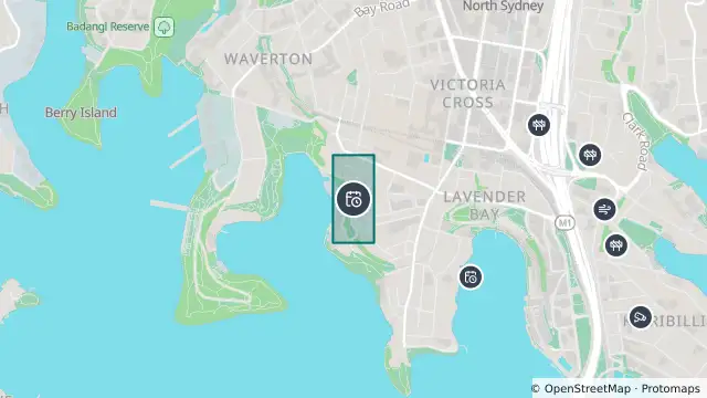 Map of Planned Power Outage — Mcmahons Point, North Sydney and nearby items