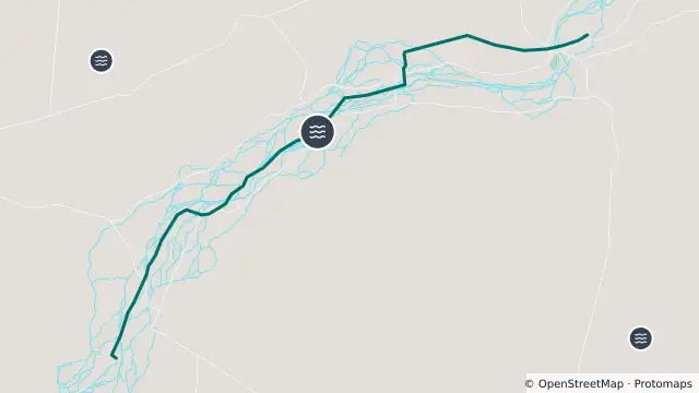 Map of Flooding — Isisford Yaraka River Road — Isisford and nearby items