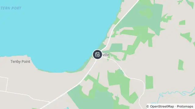 Map of Planned Power Outage — Grantville and nearby items