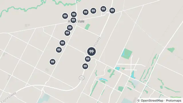 Map of Mowing — North South Motorway, Angle Vale and nearby items