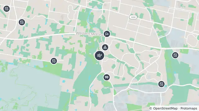 Map of Air Quality — St Marys and nearby items