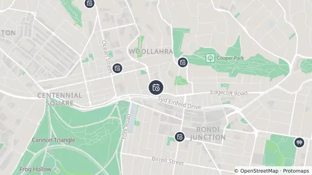 Map of Planned Power Outage — Woollahra and nearby items