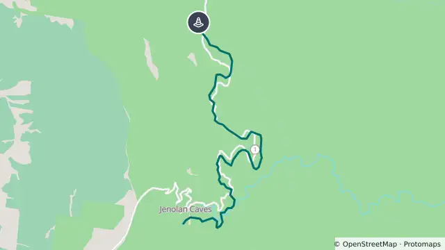 Map of Changed Traffic Conditions Slope Instability — Jenolan Caves Road, Jenolan and nearby items