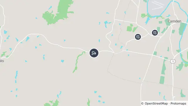Map of Burragorang Road West (Mount Hunter) and nearby items