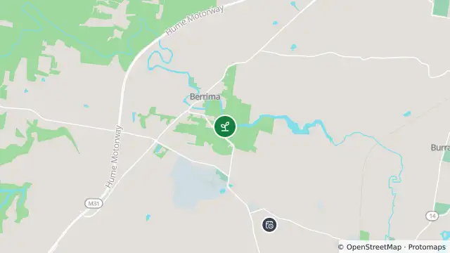 Map of Algal Status Green — Wingecarribee River @ Berrima and nearby items