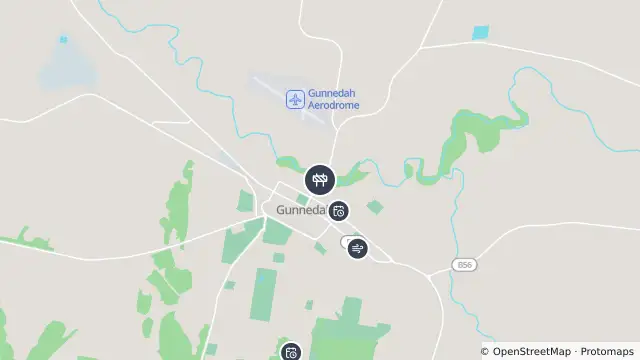 Map of Scheduled Roadwork Bridge Work — Chandos Street, Gunnedah and nearby items